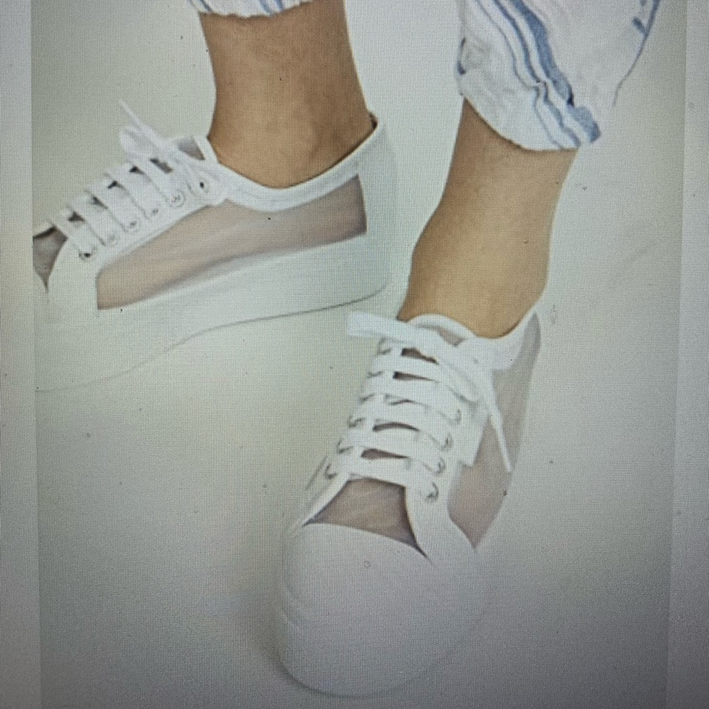 New Superga Mesh Platform Sneakers